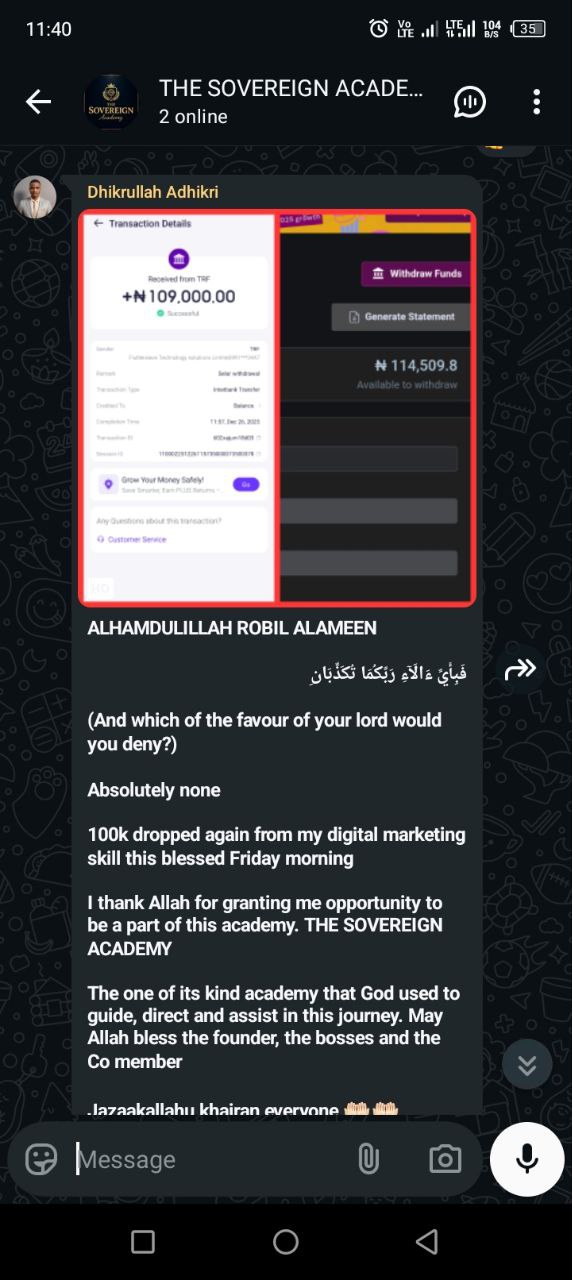 Client or student testimonial 6