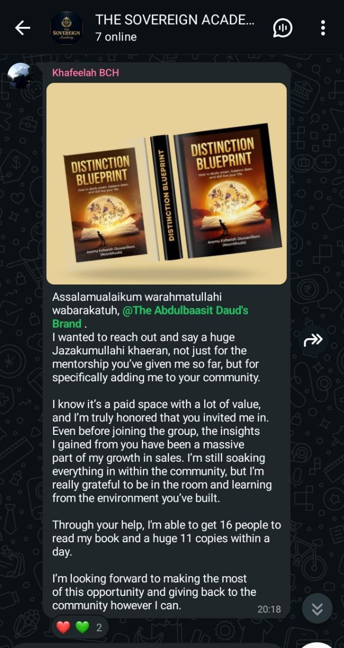 Client or student testimonial 10